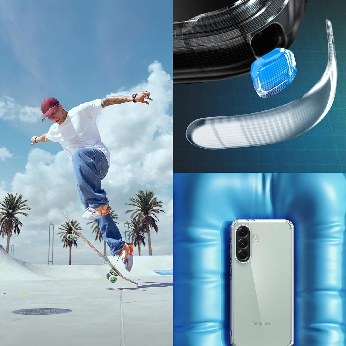 Etui Spigen Ultra Hybrid do Samsung Galaxy A56 5G, przezroczyste